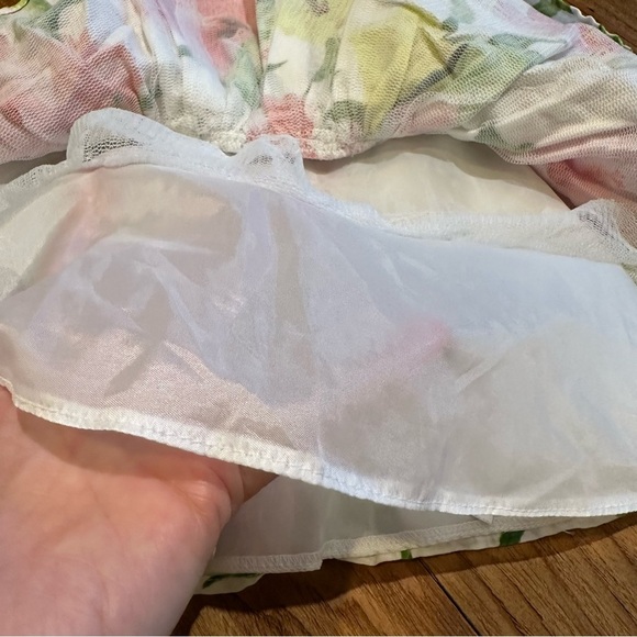 Ted Baker Baby Girl Pink Floral Sleeveless Tank Fancy Dress 3-6 Months - Picture 9 of 11